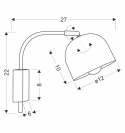 RUPI LAMPA KINKIET 1X40W E27 BIAŁY