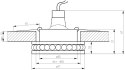 SK-79 CH/TR MR16 1X50W CHROM oczko sufitowe lampa sufitowa