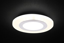 SSP-27 AL/FR LAMPA STROPOWA SREBRNY 2X5W LED 4000K KLOSZ MROŻONY