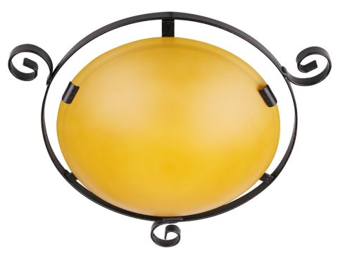 LAMPA 119 TRADYCJA - PLAFON 2X60W E2 BRĄZOWY