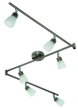 LAMPA DROPS LISTWA 6x40W G9 NIKIEL MAT