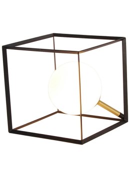 LAMPA STOŁOWA WEERT 1 CZARNY ZŁOTY 15x15x15