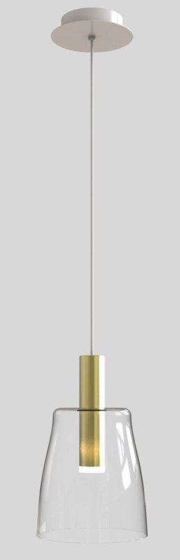 LAMPA WISZĄCA MODENA 1 ZŁOTY 140x15x15