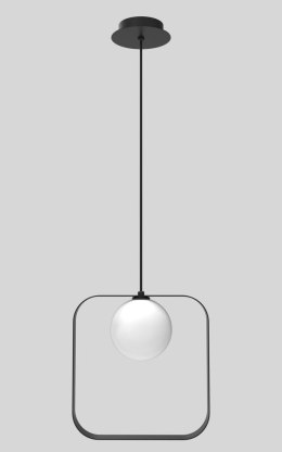 LAMPA WISZĄCA TULA 1 CZARNY 140x12x26