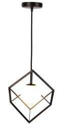 LAMPA WISZĄCA WEERT 1 CZARNY ZŁOTY 115x15x15