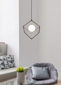 LAMPA WISZĄCA WEERT 1 CZARNY ZŁOTY 120x20x20