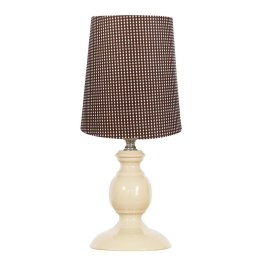 LAMPKA SPINEL 1X40W E14 BRĄZOWY