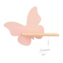 BUTTERFLY LAMPA KINKIET 5W LED 4000K IQ KIDS Z PRZEWODEM Z WŁ. I WTYCZKĄ RÓŻOWY