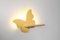 Butterfly lampa kinkiet 5w led 4000k iq kids złoty