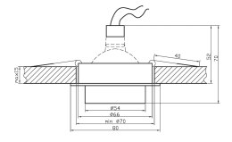 SC-02 SNS/AL MR16 SAT NIKIEL OPR. STROP. STAŁA ALUMINIUM