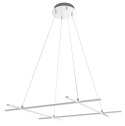 ANDROS LAMPA WISZĄCA 70X70 40W LED SREBRNY 4000K APETI