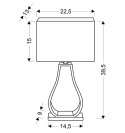 FEMO LAMPA GABINETOWA 1X60W E27 BRAZOWY