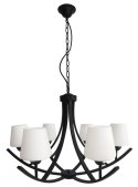 LONDYN LAMPA WISZĄCA 6X60W E27 CZARNY