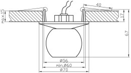 SK-04 SN G4 SATYNA NIKIEL OPR. STROP. STAŁA KRYSZTAŁ 20W G4