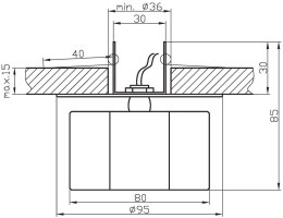 SK-21 CH G4 CHROM OPR. STROP. STAŁA KRYSZTAŁ 20W G4 KWIAT1