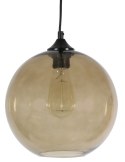 LAMPA WISZĄCA EDISON 25 1X60W E27 BRĄZOWY