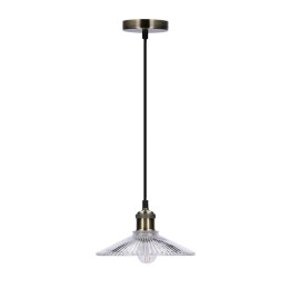 LAMPA WISZĄCA CHESTER 210mm 1 BEZBARWNY PATYNA