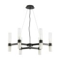 Lampa wisząca CANDELA-6 czarna 70 cm