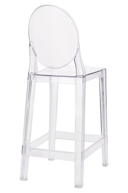 Krzesło barowe VICTORIA 65 cm transparentne