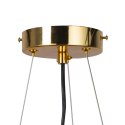 Lampa wisząca GOLDEN PIPE-13 czarno złota 60 cm