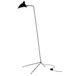 Lampa podłogowa CRANE-F1 czarna 160 cm