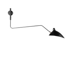 Lampa ścienna CRANE-1W czarna 99 cm