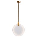 Lampa wisząca MARBLE LED marmurowo złota 30 cm