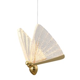 Lampa wisząca BEE LAMP 5 LED złota 45 cm