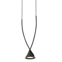 Lampa wisząca MIA LED czarna 15,5 cm