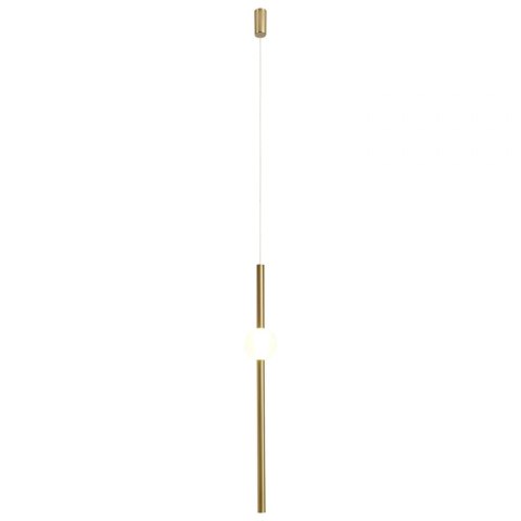 Lampa wisząca O-LINE LED 93 cm mosiądz