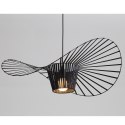 Lampa wisząca kapelusz SOMBRERO czarna 140 cm