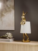 KARE lampa stołowa RABBIT 68 cm złota / biała