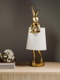 KARE lampa stołowa RABBIT 68 cm złota / biała