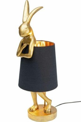 KARE lampa stołowa RABBIT 68 cm złota / czarna