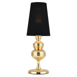 Lampa stołowa QUEEN złoto czarna 18 cm