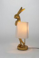 KARE lampa stołowa RABBIT 68 cm złota / biała