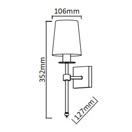 Casoli kinkiet chrom Light Prestige