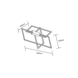 Frame 3D 4000K czarna Light Prestige