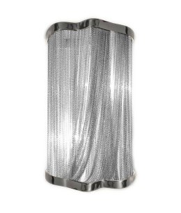 Lampa ścienna ATLANTA WALL 2 - aluminium, stal