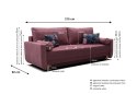 Sofa PUMBA z funkcją spania #personalizuj