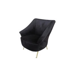 Fotel Marguesa Black Velvet