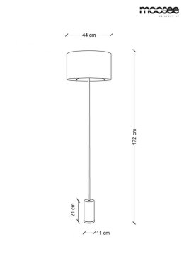 MOOSEE lampa podłogowa SANTORINI