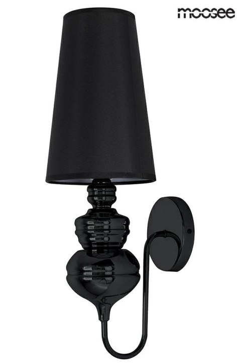 MOOSEE lampa ścienna QUEEN 20 czarna