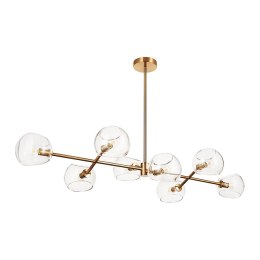 Lampa wisząca COSMIC-8 złota 85 cm