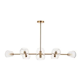 Lampa wisząca COSMIC-8 złota 85 cm