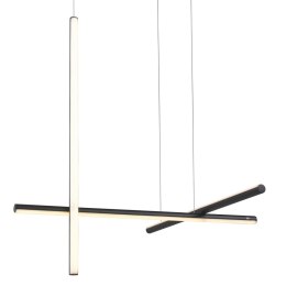 Lampa wisząca ASTA-3 LED barwa 4000K czarna 78 cm