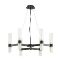 Lampa wisząca CANDELA-6 czarna 70 cm