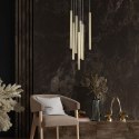 Lungo 7 złota lampa wisząca Light Prestige