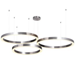 Lampa wisząca CIRCLE 60+80+80 LED nikiel na 1 podsufitce