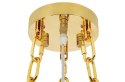 Lampa wisząca IMPERIAL GOLD 60 - stal, kryształ